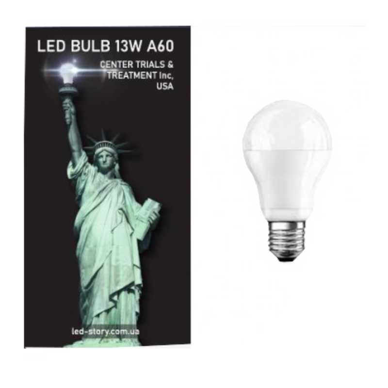 Лампа світлодіодна Optima for LED-story A60, 13Вт, E27, 4000К (st-03240)